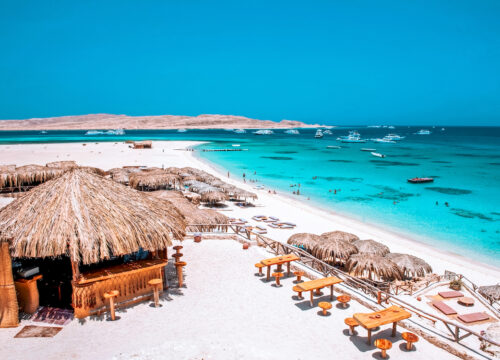 Excursion de plongée en apnée à Hurghada à Eden Island avec déjeuner